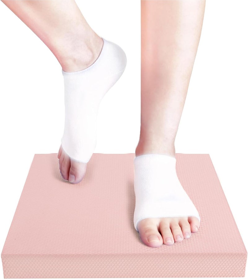 MBKHFLL Exercise Balance Pad，Balance Foam Mat for Physical Therapy Equipment & Strength Stability Training, Slip Resistant Foam Mat for Yoga, Pilates, Meditation，Gardening knee pads - Image 1